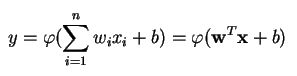 perceptron formula