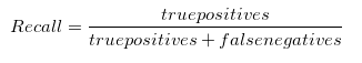 recall formula